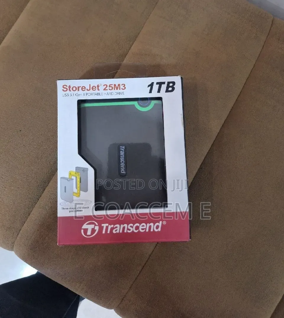 External Hard Disk Drive (HDD) 1TB Capacity of Stor