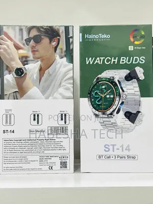 HainoTeko ST-14 Smartwatch – Airpod Fusion Set