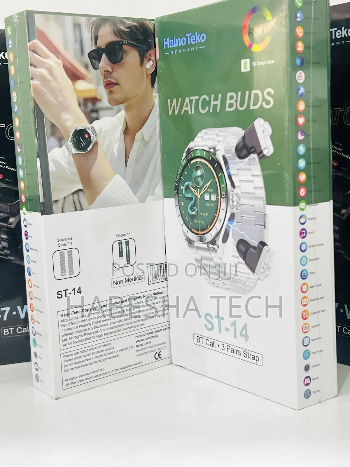 HainoTeko ST-14 Bluetooth Calling Watch – Airpod Link