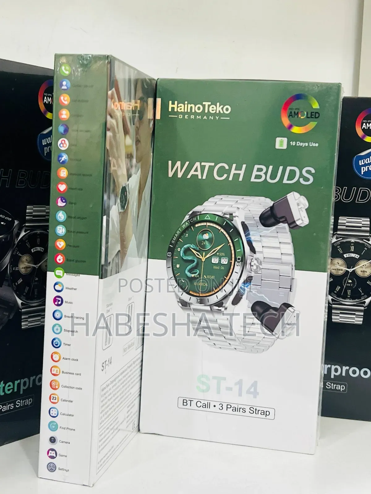 HainoTeko ST-14 Premium Watch Collection – Airpod Edition