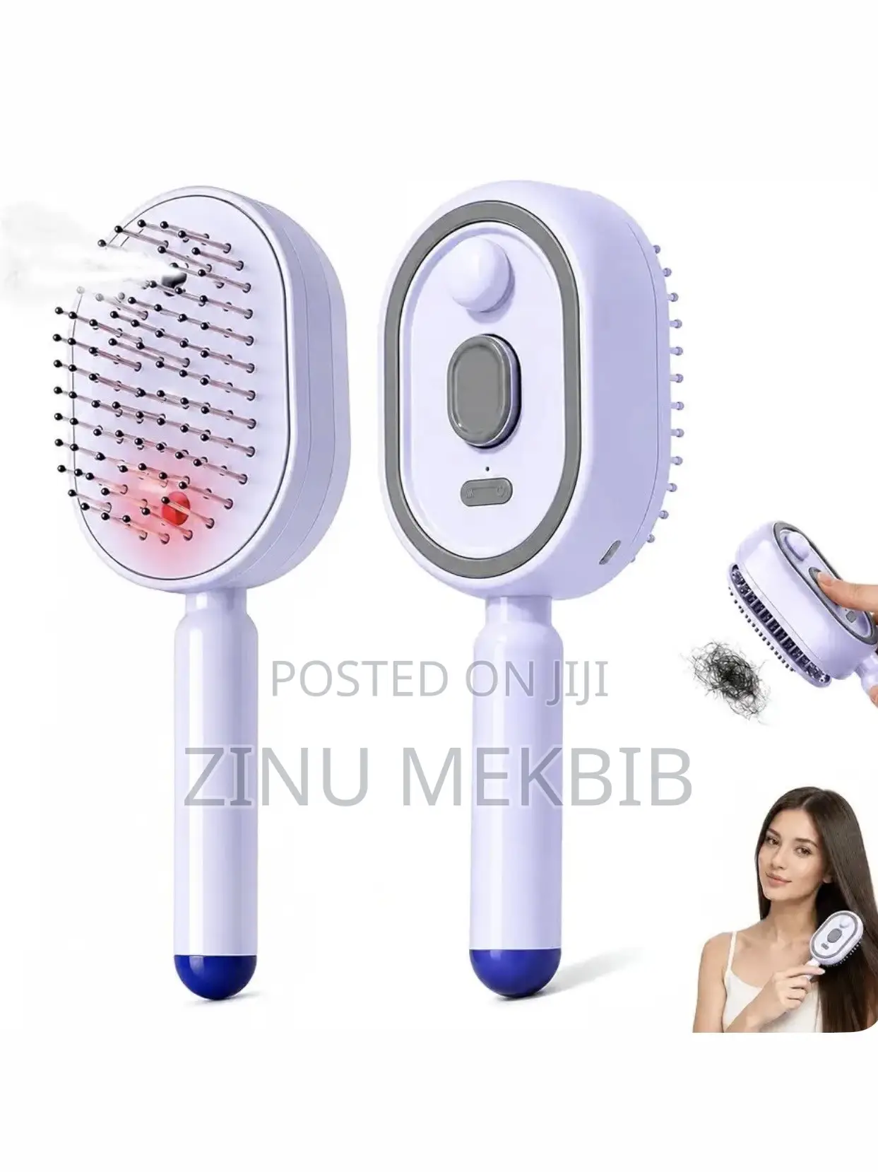 Electric Spray Retractable Air Cushion Comb