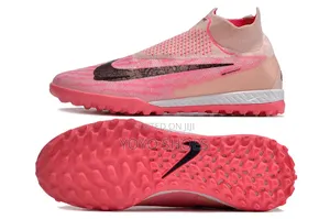 Nike Phantom GX Elite DF TF (Turf) Pink / Black Futsal Shoes