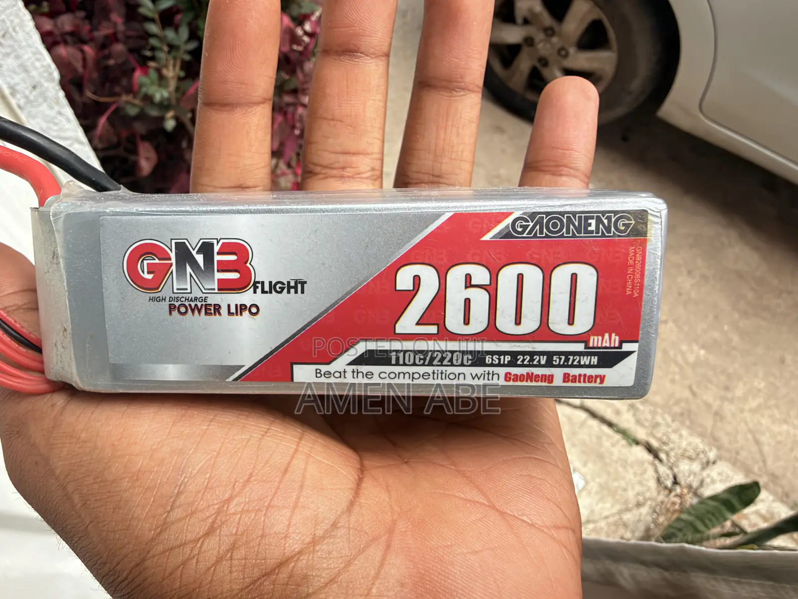 GNB 2600mah Lipo Battery 6s 22.2v