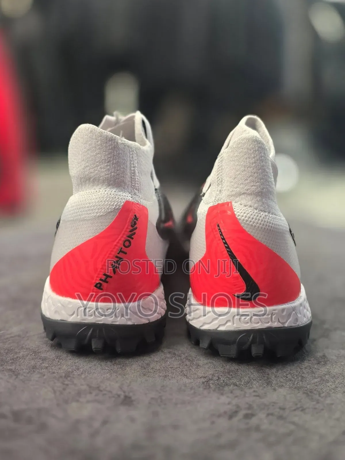 Nike Phantom GX Elite DF TF Artificial Turf White,black/Red Futsal
