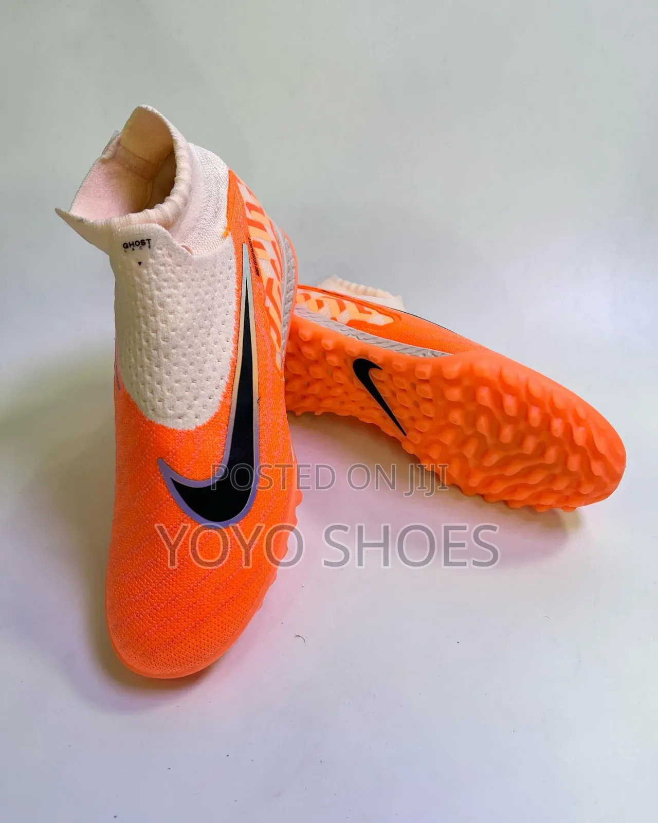 Nike Phantom GX DF Turf Bright Orange /White Futsal Shoes