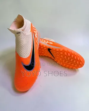 Nike Phantom GX DF Turf Bright Orange /White Futsal Shoes