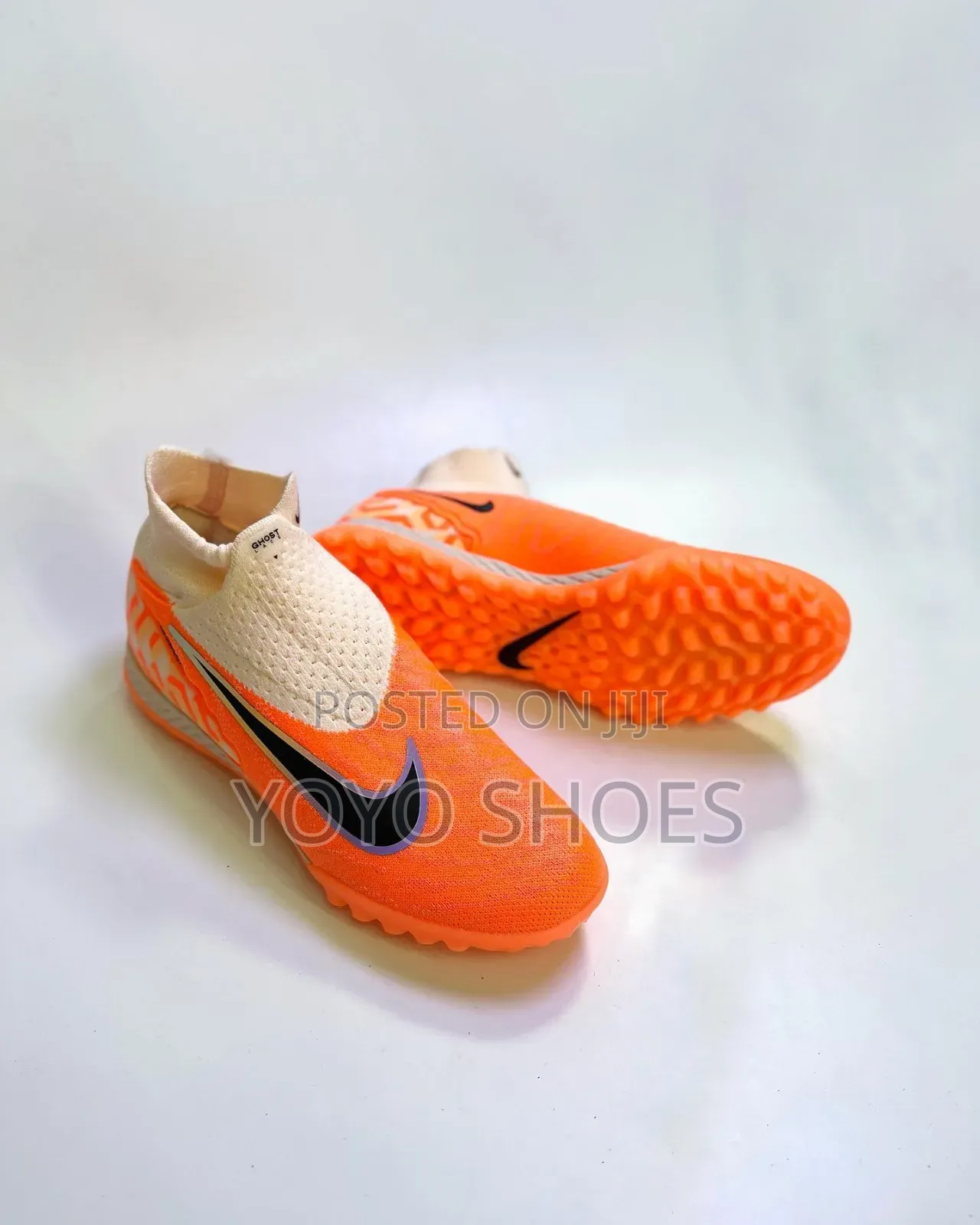Nike Phantom GX DF Turf Bright Orange /White Futsal Shoes