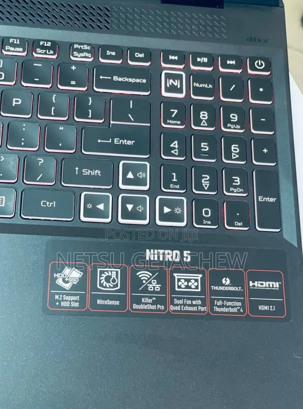 New Laptop Acer Nitro 5 16GB AMD Ryzen 7 SSD 512GB