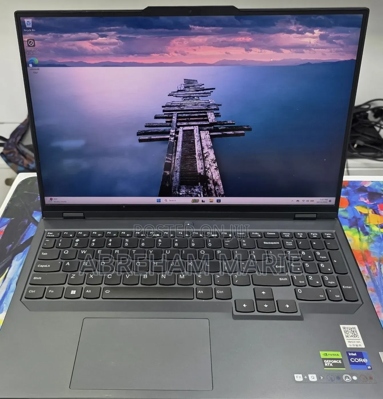 New Laptop Lenovo Legion Pro 7 16GB Intel Core i9 SSD 1T