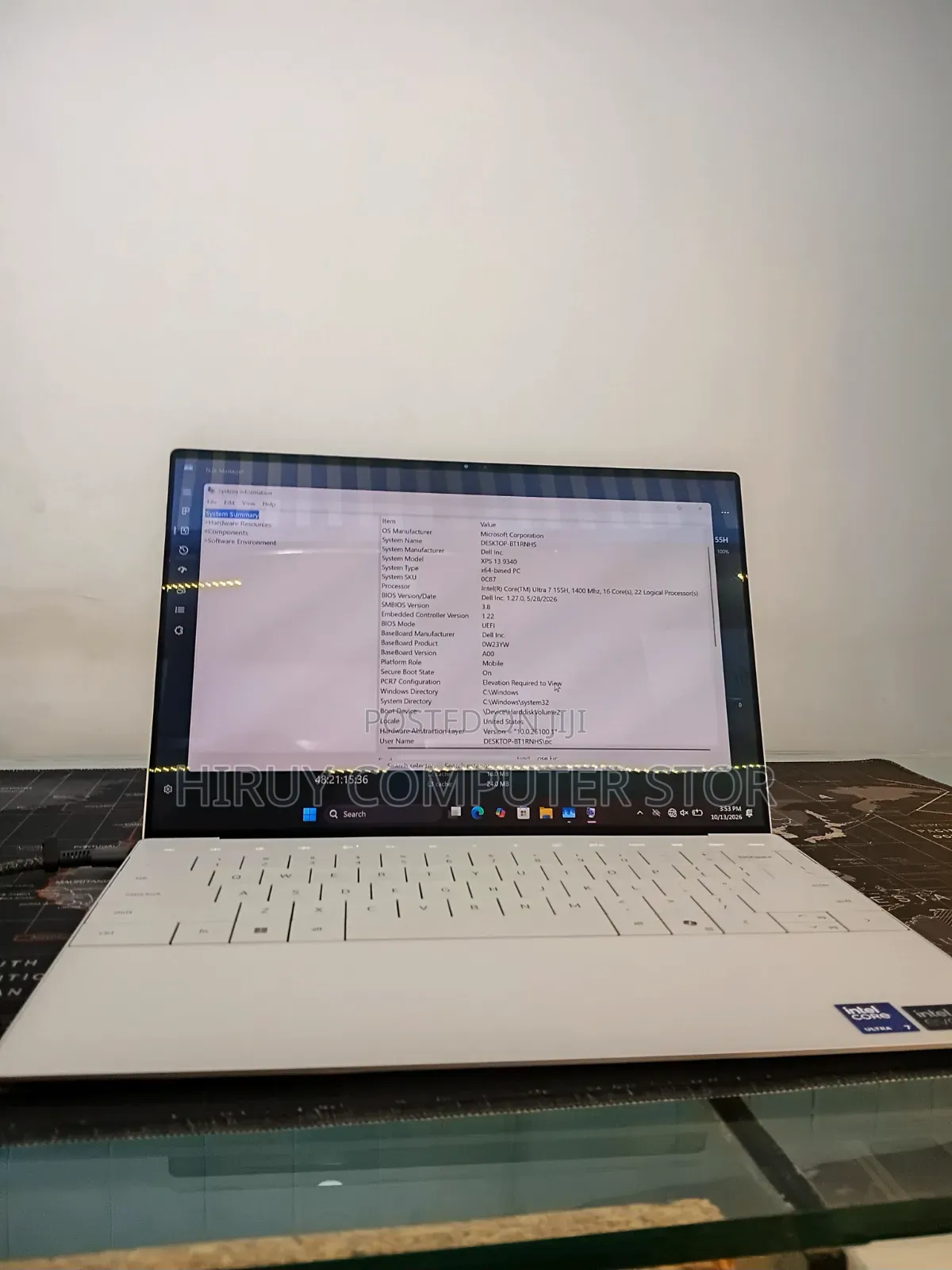 New Laptop Dell XPS 13 16GB Intel Core Ultra 7 SSD 512GB