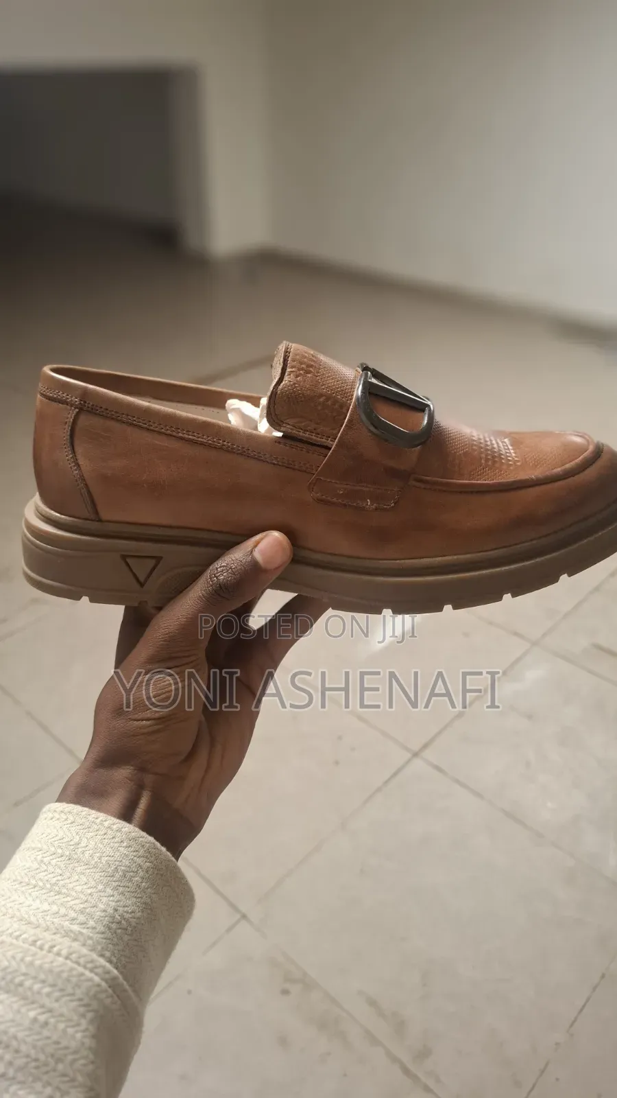 Premium Brown Leather Loafers for Men – Stylish & Elegant