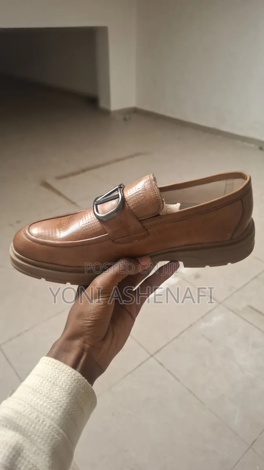 Premium Brown Leather Loafers for Men – Stylish & Elegant