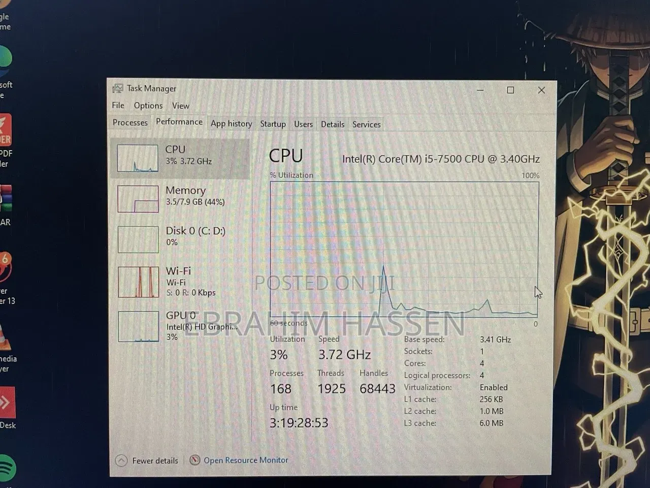 Desktop Computer Dell OptiPlex 3050 8GB Intel Core i5 SSD 512GB