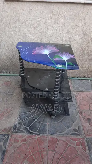 Modern 3-Tier Tempered Glass TV Stand