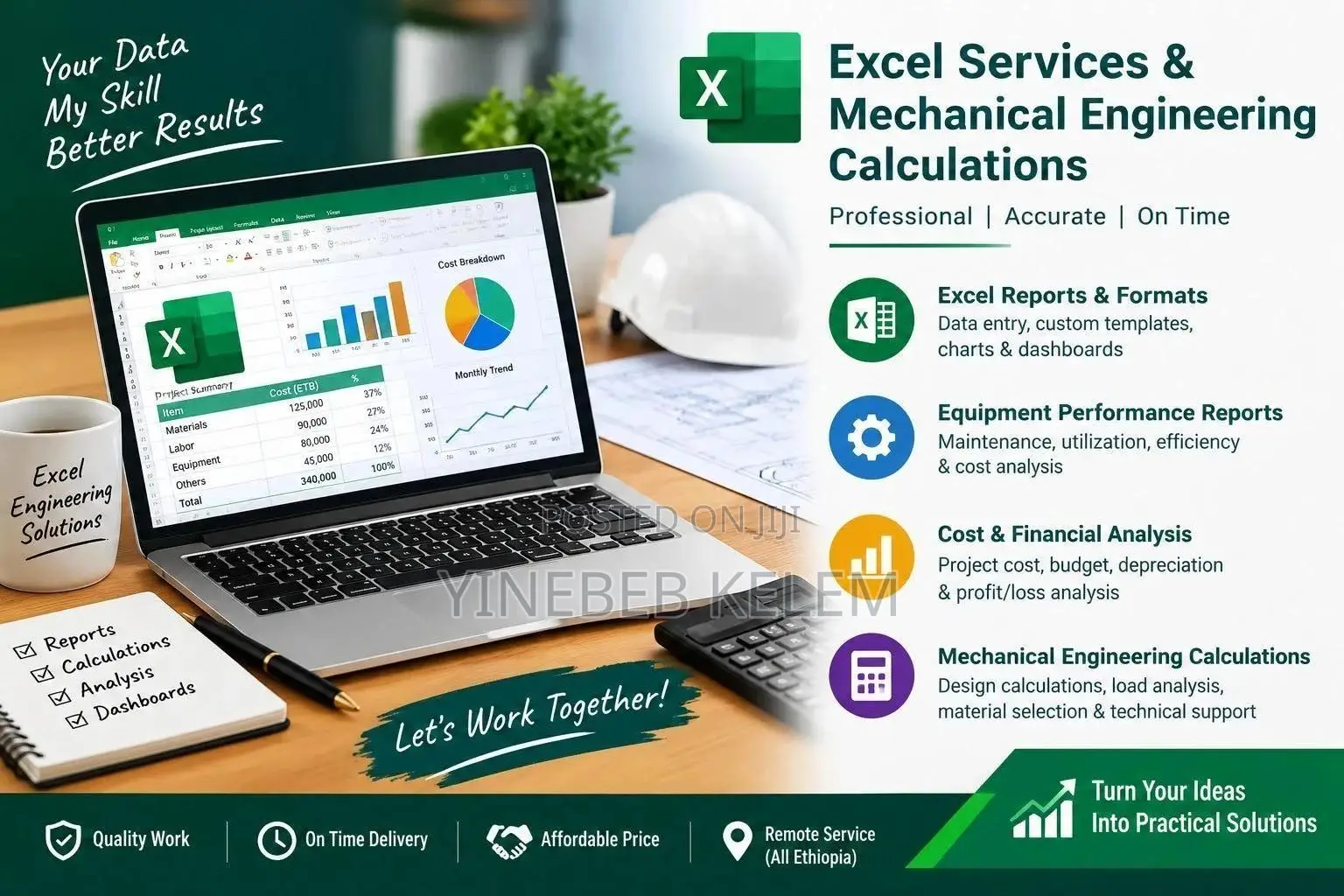 Excel Services & Mechanical Engineering Calculations