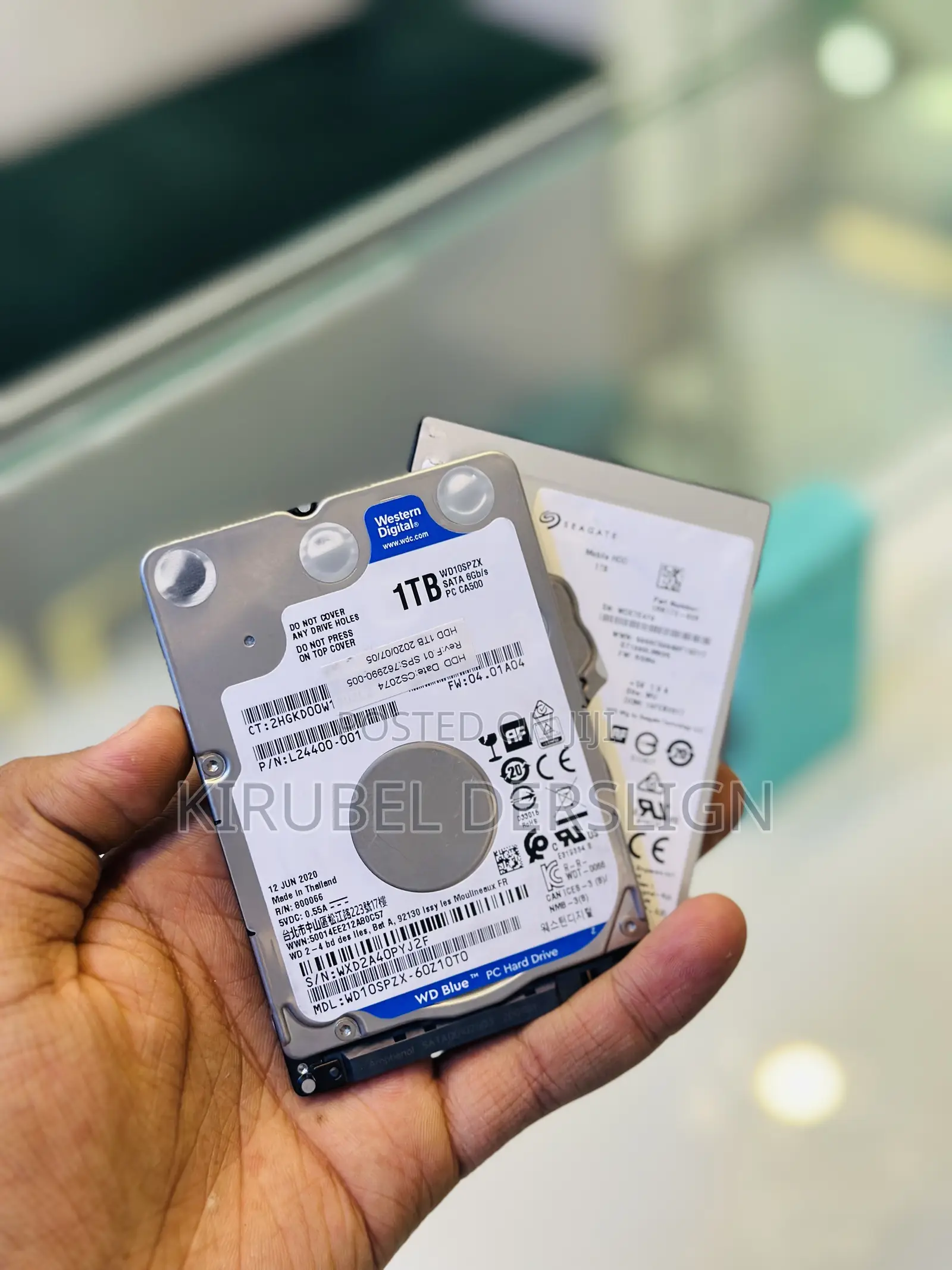 1TB Seagate and WD HDD’s