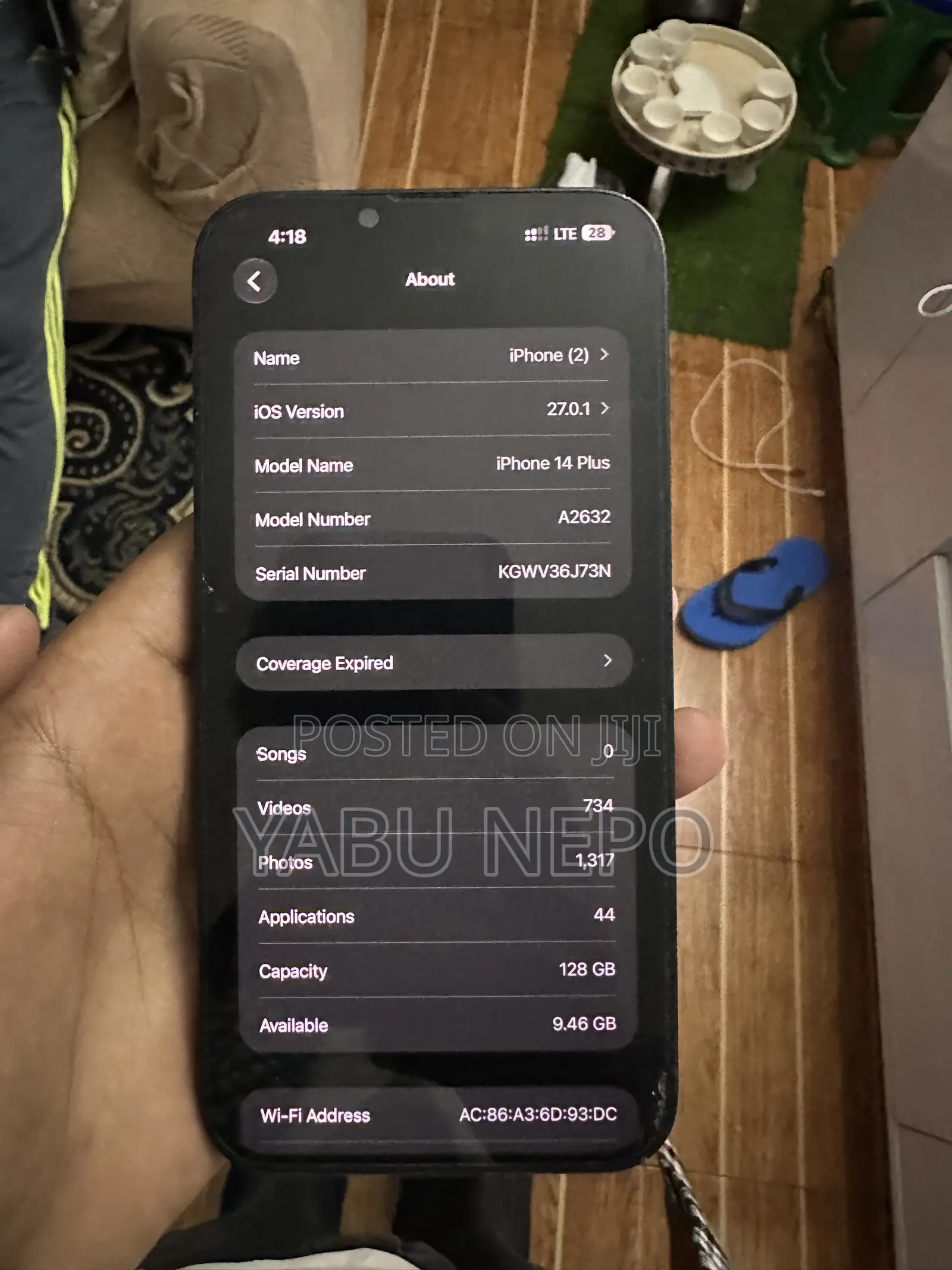 Apple iPhone 14 Plus 128 GB Black