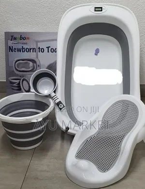 Foldable Baby Bath Tub With Accessories 4-in-1