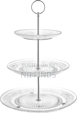 Glass Serving and Cake Stand