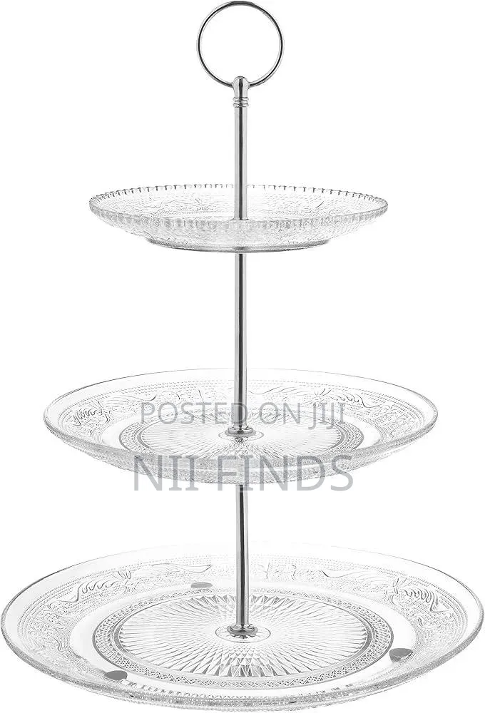 Glass Serving and Cake Stand