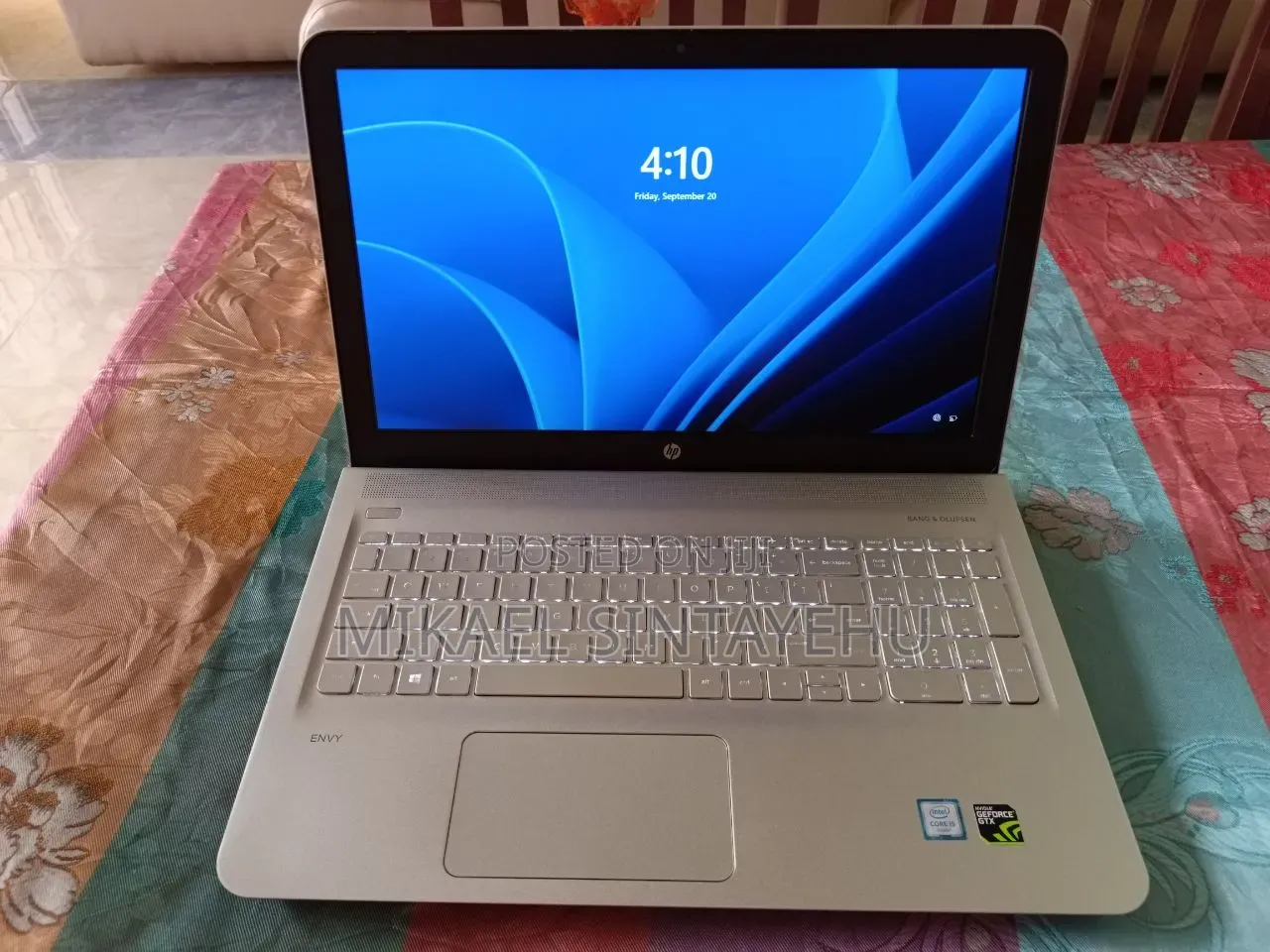 Laptop HP Envy 15 8GB Intel Core i5 HDD+SSD 512GB