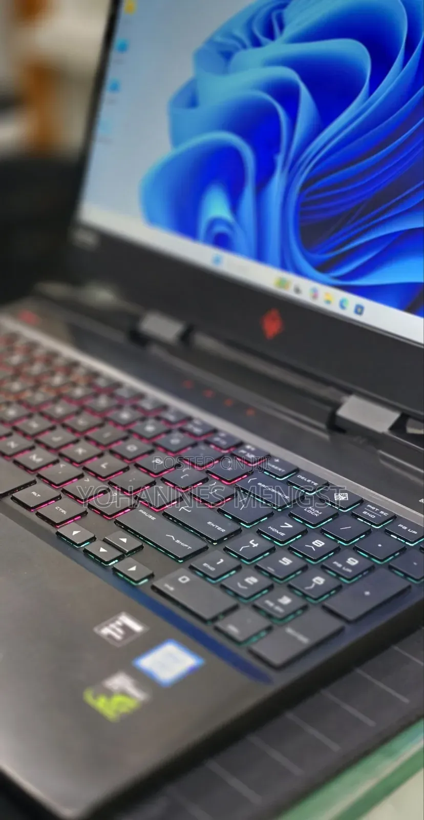 New Laptop HP Omen 15 16GB Intel Core i7 SSD 128GB