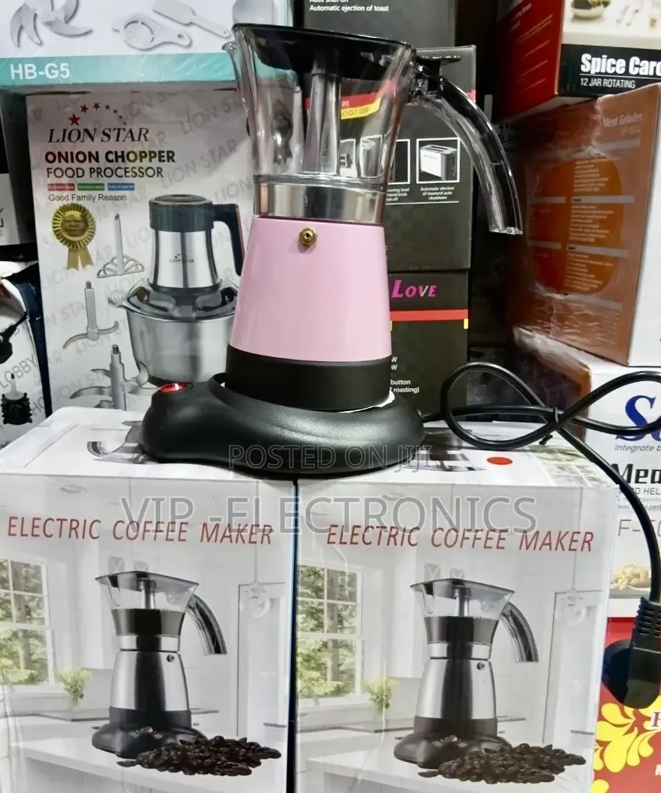 Electric Coffee Maker – Portable Espresso Maker With Clear View
