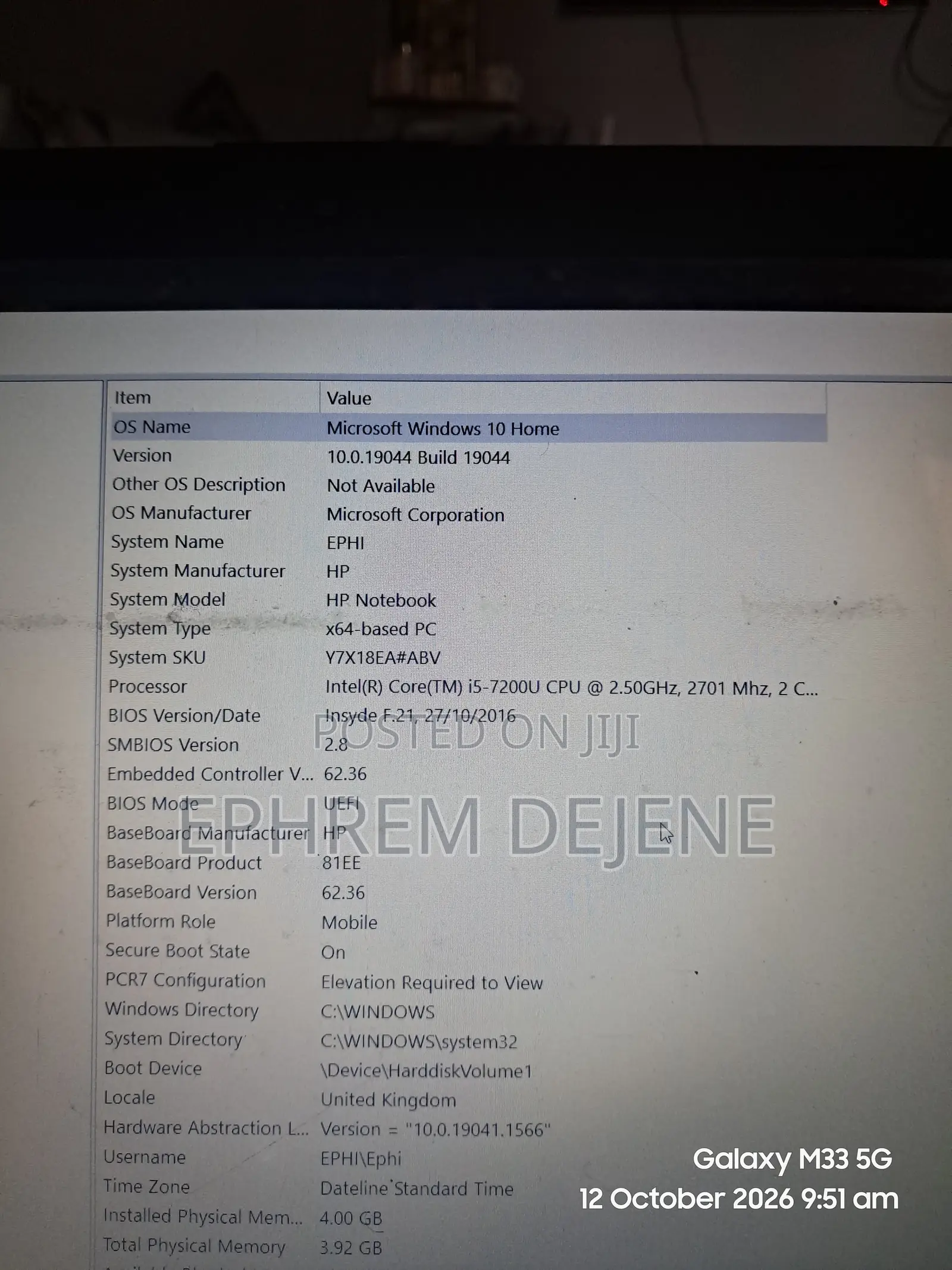 Laptop HP Stream Notebook 4GB Intel Core i5 HDD 1T