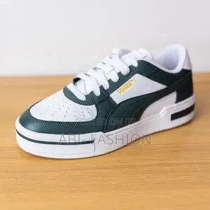Puma CA Pro Classic White and Green Sneakers | New Arrival