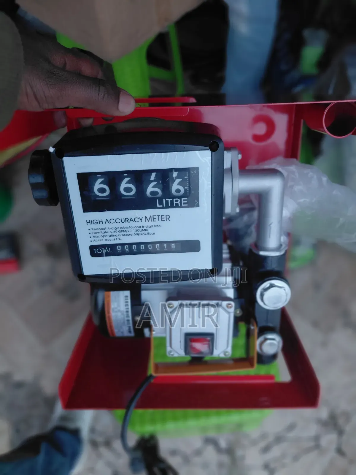Electric Fuel & Diesel Transfer Pump Set With Flow Meter (DFTP60)