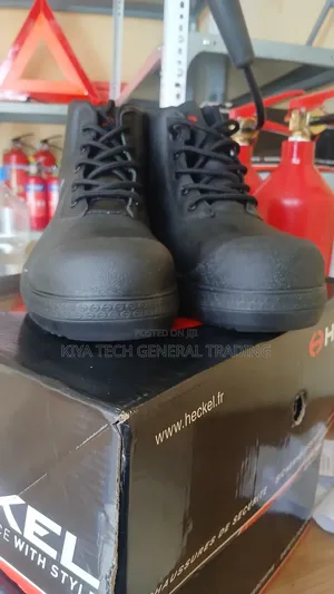 Heckel Macstopac High Cut Steel Toe Safety Shoes 有他和
