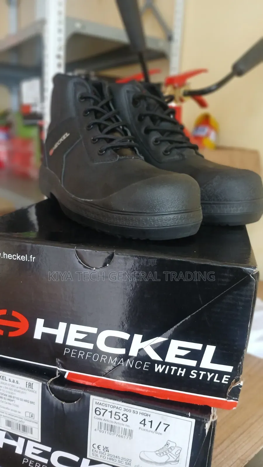 Water & Oil Resistant Heckel S3 Safety Shoes