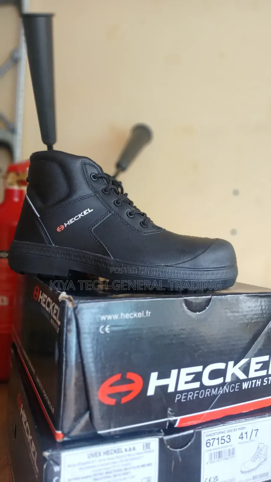 Industrial Grade Heckel S3 High Work Shoes