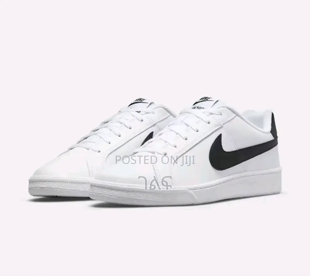Nike Court Royale White/Black የሞዴል ቁጥር ነጭና ጥቁር ኢንዶኔዥያ