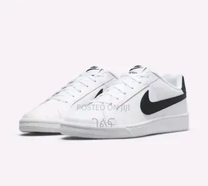 Nike Court Royale White/Black የሞዴል ቁጥር ነጭና ጥቁር ኢንዶኔዥያ