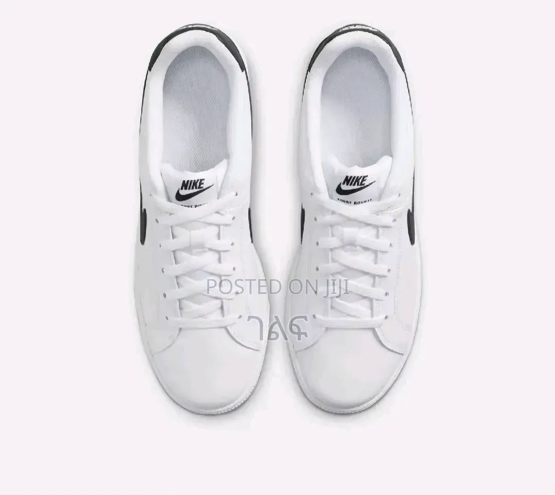 Nike Court Royale White/Black የሞዴል ቁጥር ነጭና ጥቁር ኢንዶኔዥያ