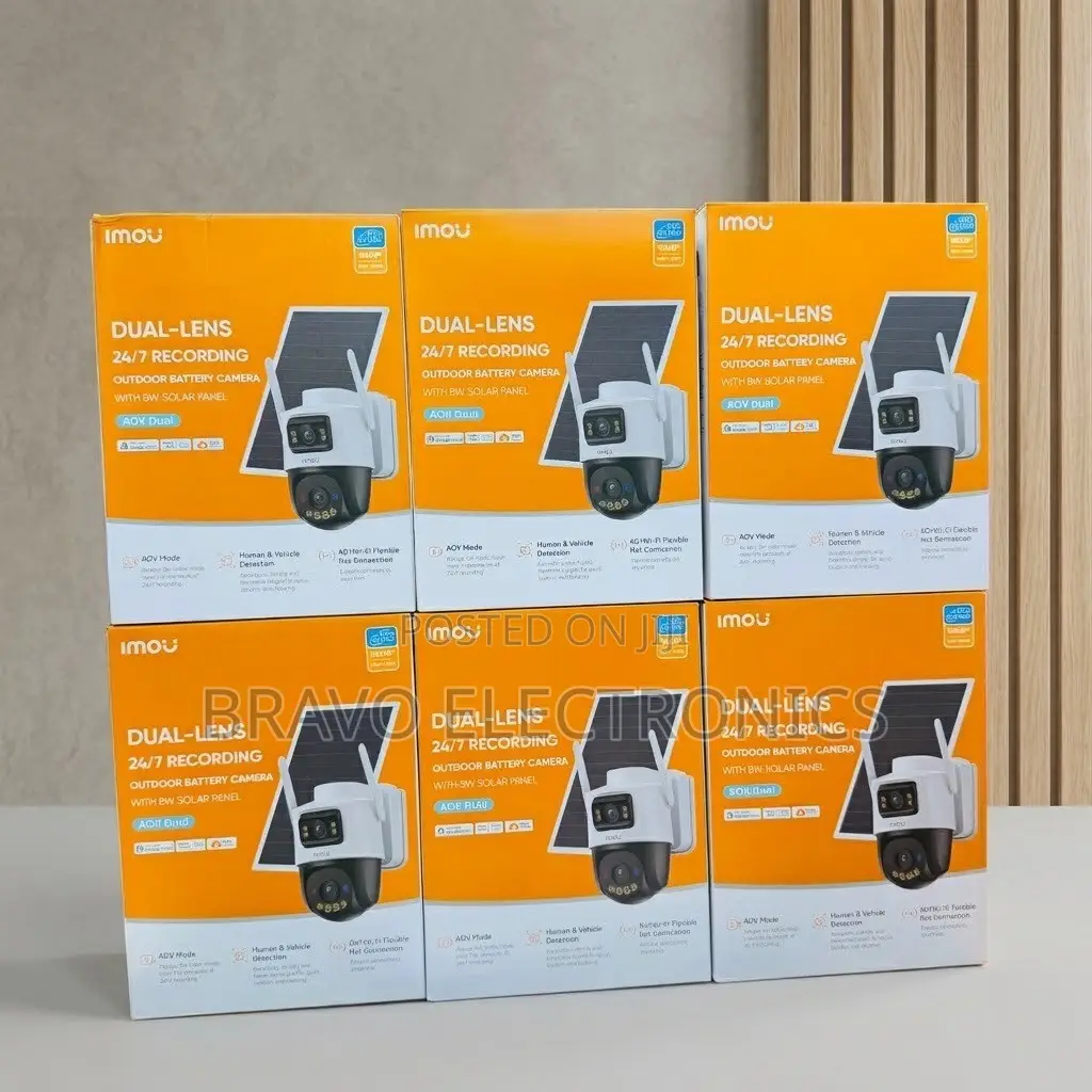 Imou Dual Lens 10mp 4g Wifi Solar CCTV Camera Aov 24/7