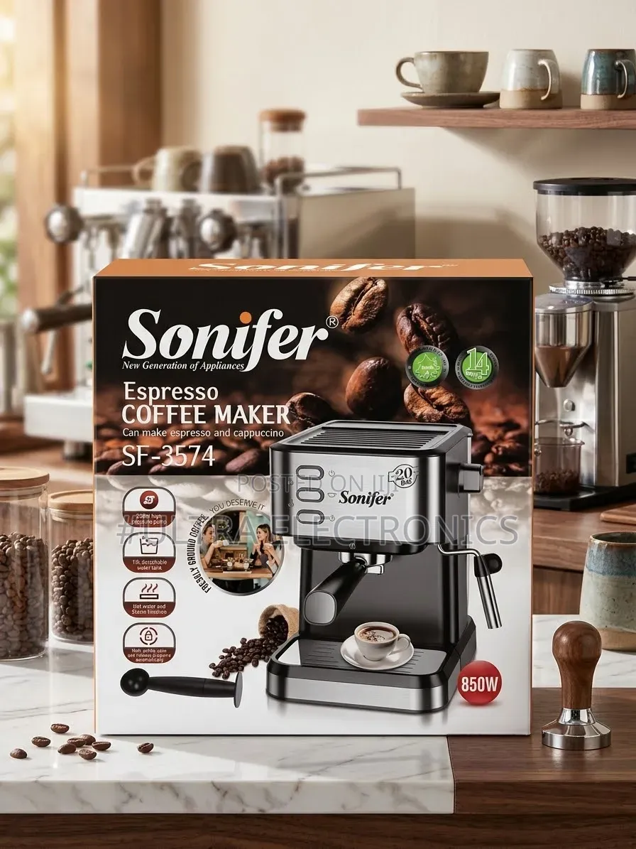 Sonifer Sf-3574 Espresso & Cappuccino Coffee Maker 
20 Bar