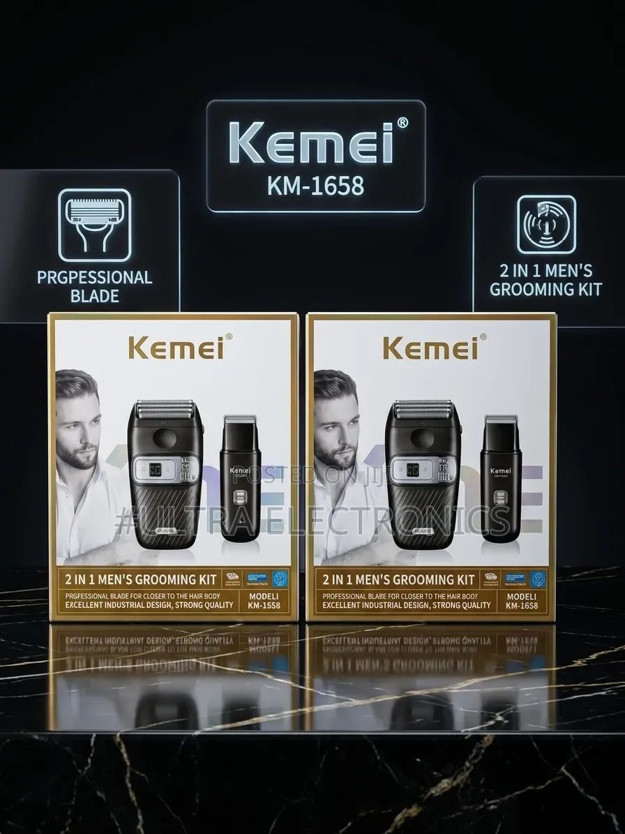 Kemei Km-1658 – 2 in 1 Men’s Grooming Kit