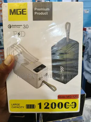 120,000 Mah 66 Watt Power Bank