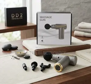 Fascia Massage Gun Gold Portable 4-in-1 Deep Tissue