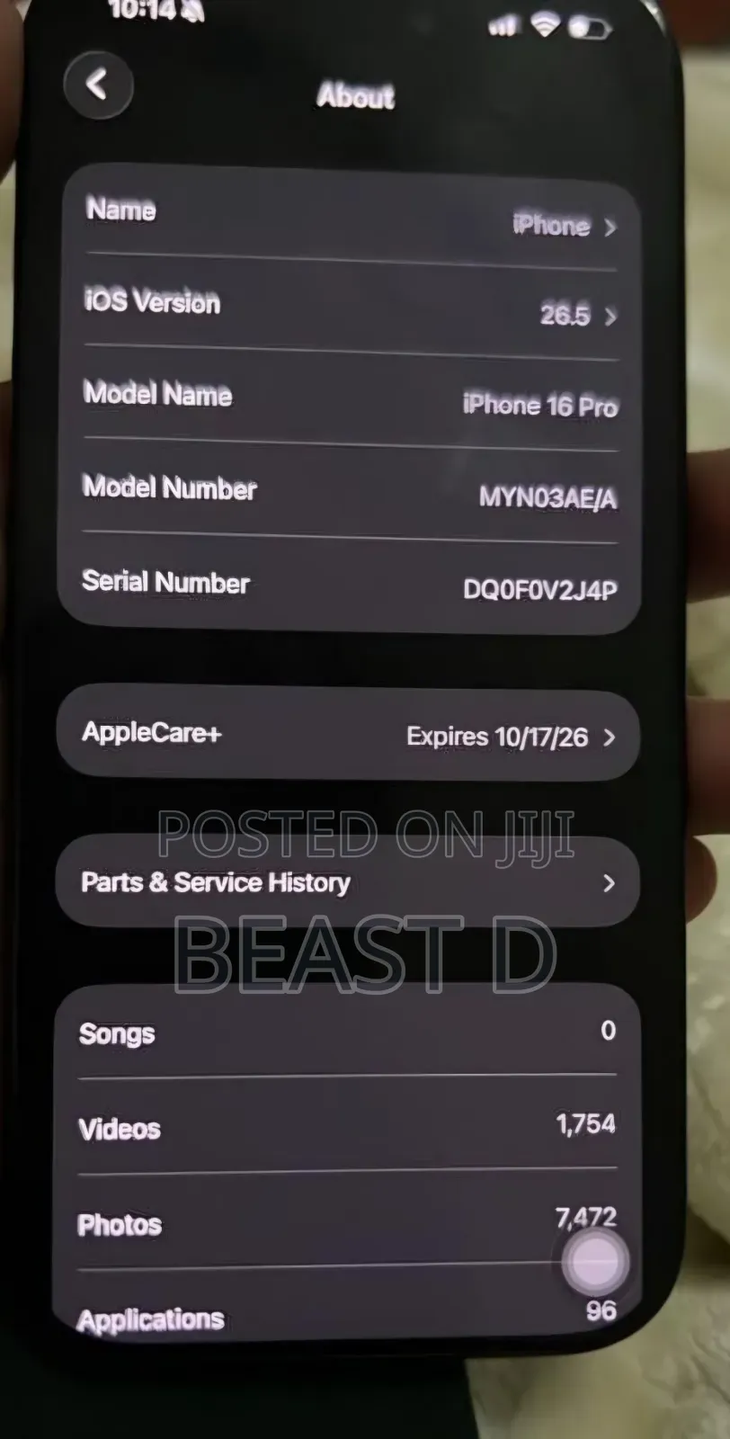 Apple iPhone 16 Pro 256 GB Black