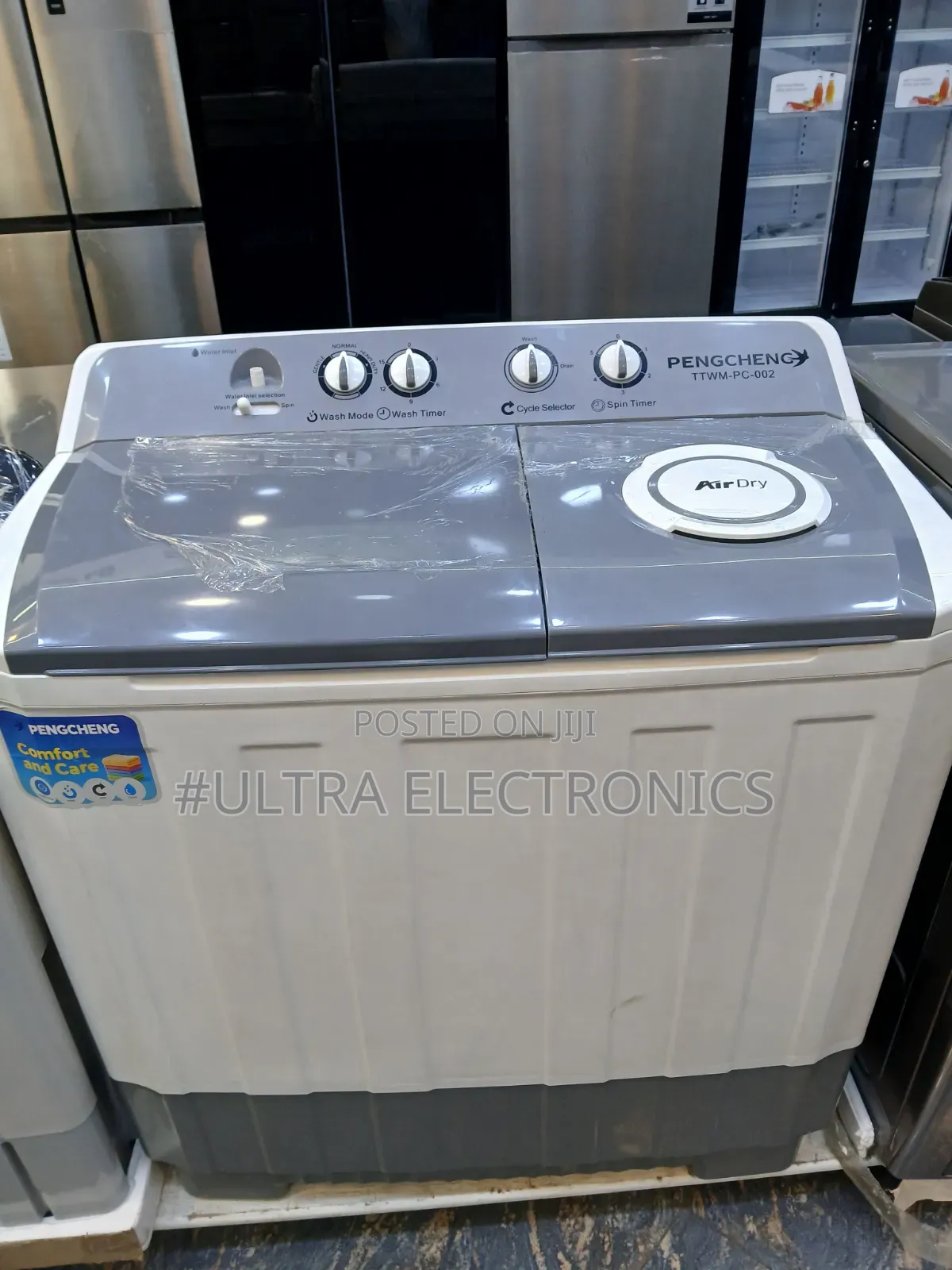 Pengcheng 16KG Twin-Tub Semi-Automatic Washing Machine With Air Dry