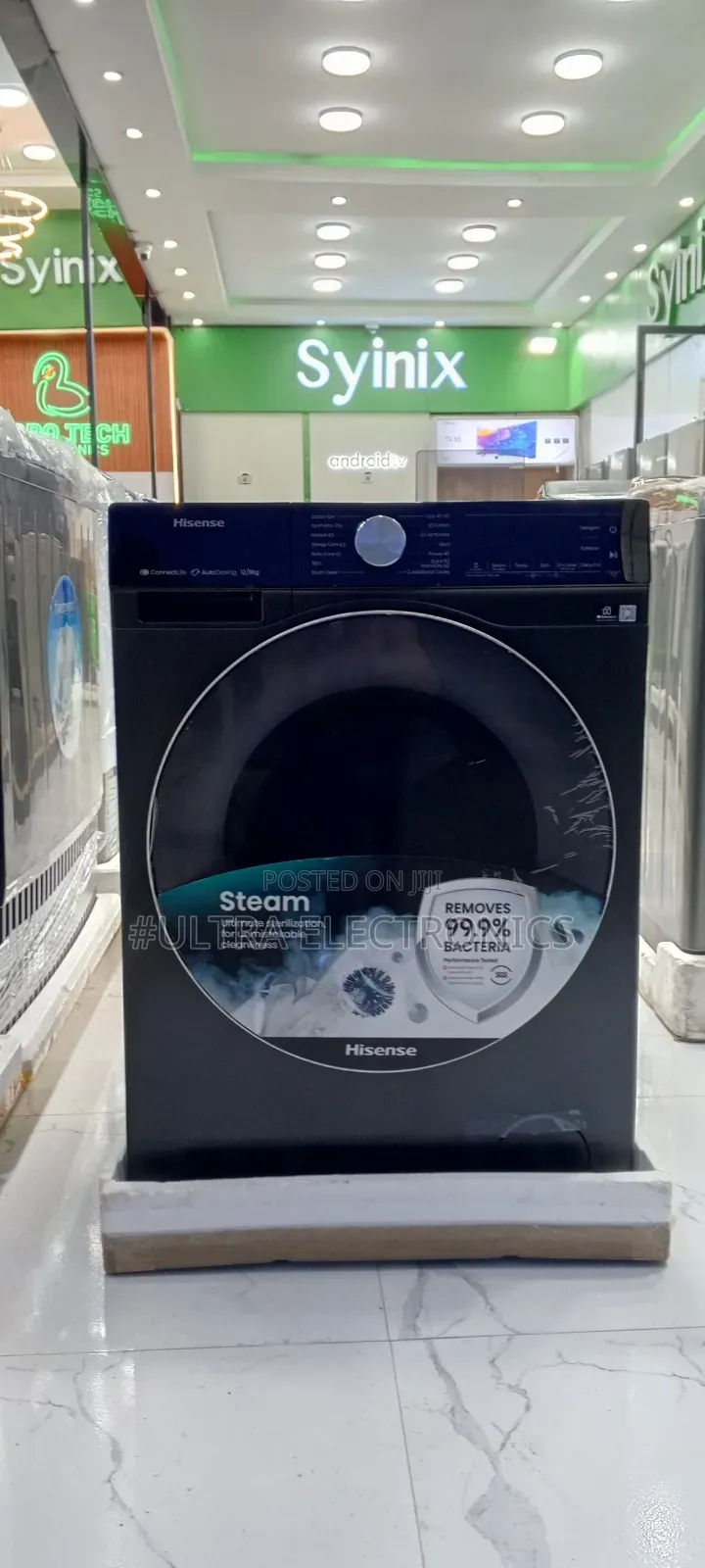 Hisense 12kg/8kg Front-Load Washer & Dryer