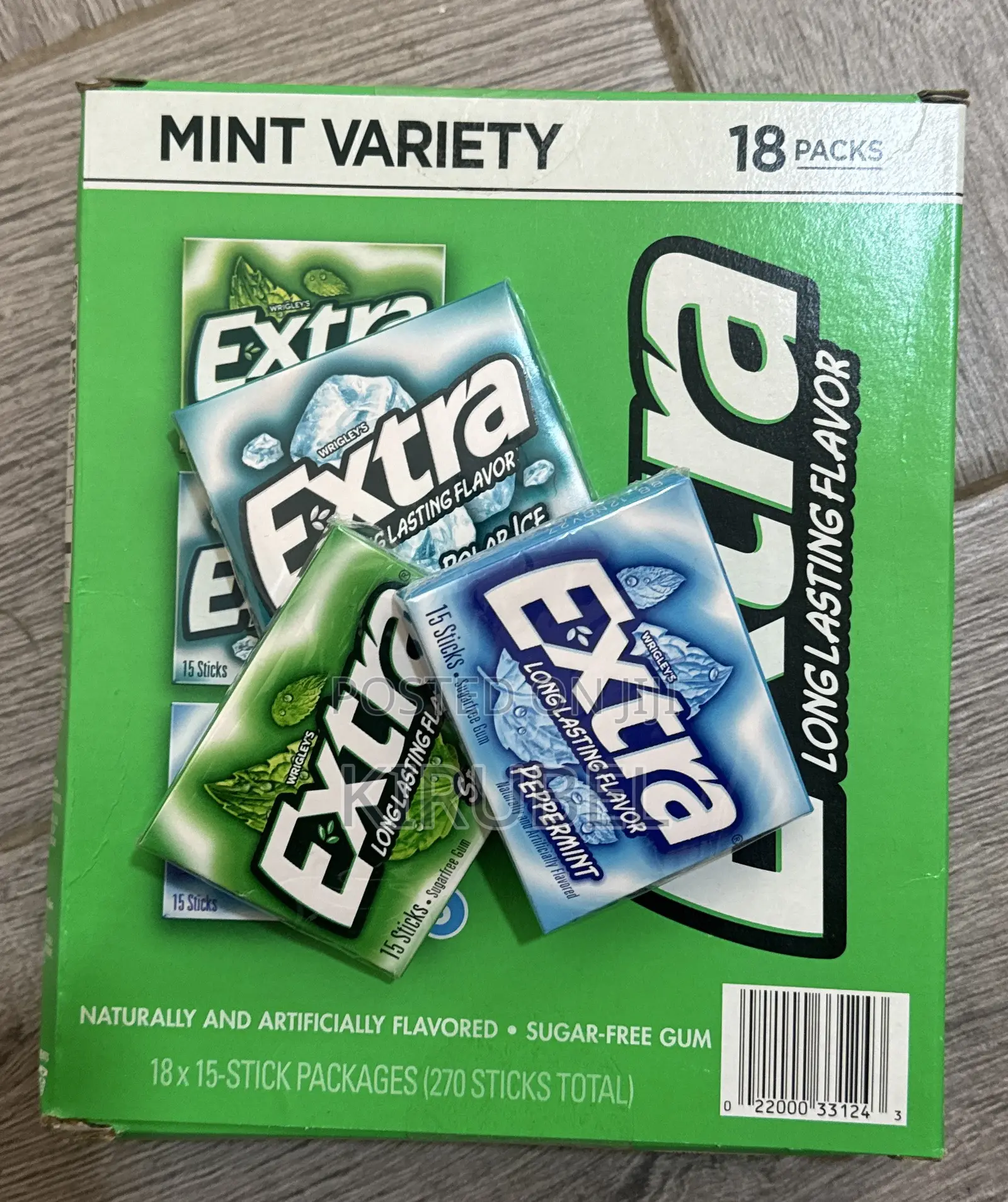 Extra Sugar-Free Mint Gum