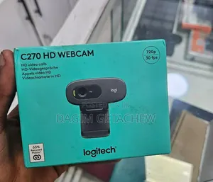 Logitech C270 HD Webcam – 720p / 30fps Video Calls (Brand New)