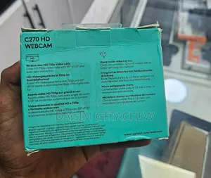 Logitech C270 HD Webcam – 720p / 30fps Video Calls (Brand New)