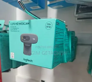 Logitech C270 HD Webcam – 720p / 30fps Video Calls (Brand New)