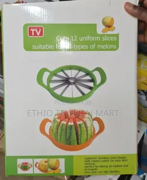 Watermelon Slicer , Multifunctional Handheld Round Divider ሀብሀብ መቆራረጫ