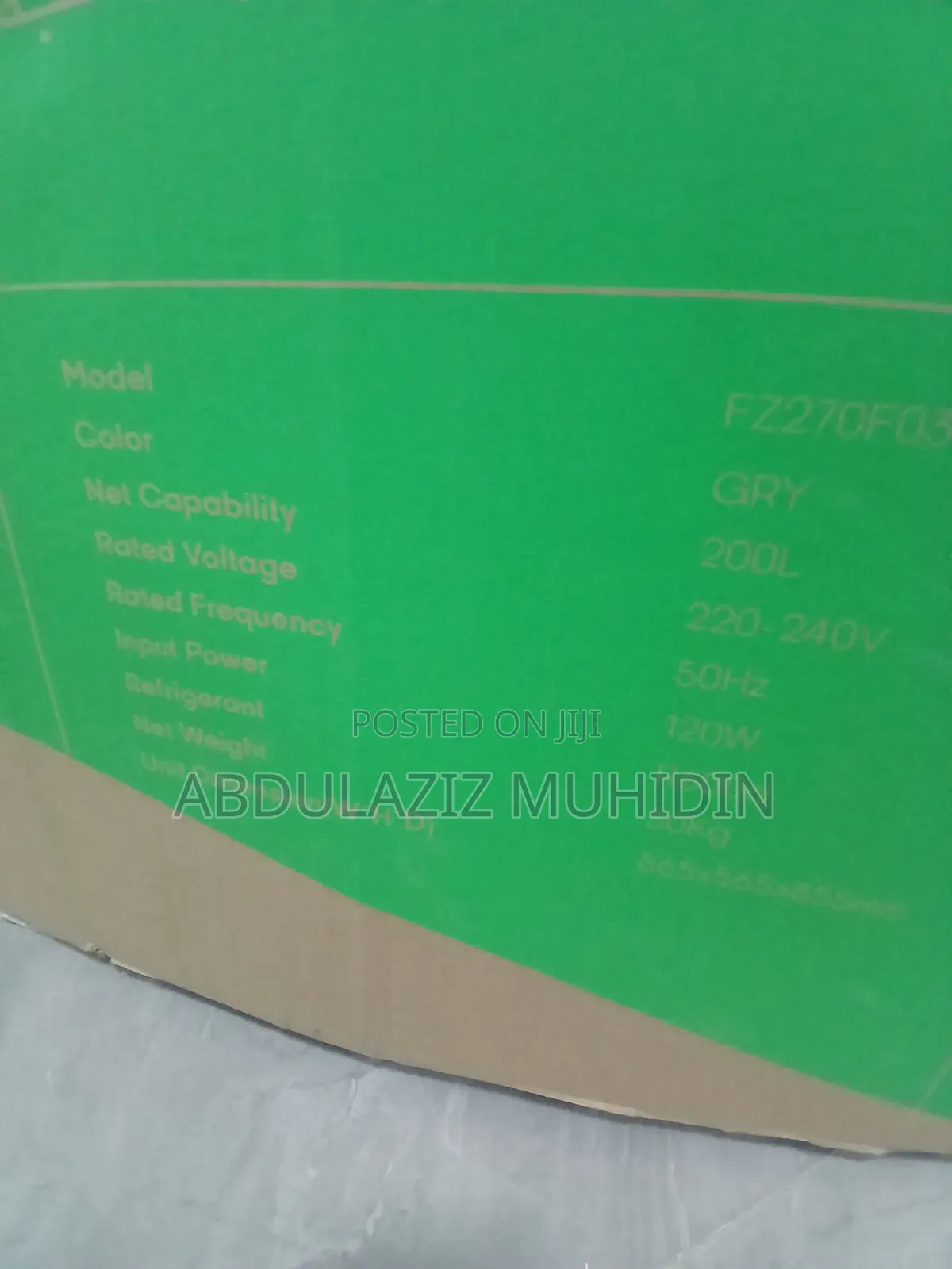 Synix 270 Model Quality Dipe Fridge